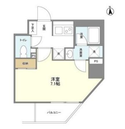 シェフルール新御徒町Ⅰの物件間取画像